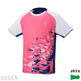 【10％OFFクーポン対象】ゴーセン GOSEN テニスウェア ユニセックス ゲームシャツ T2442 2024FW