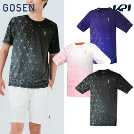 【10％OFFクーポン対象】ゴーセン GOSEN テニスウェア ユニセックス ゲームシャツ T2500 2025SS