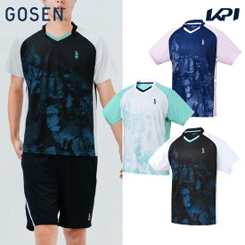 【10％OFFクーポン対象】ゴーセン GOSEN テニスウェア ユニセックス ゲームシャツ T2512 2025SS