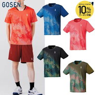 【10％OFFクーポン対象】ゴーセン GOSEN テニスウェア ユニセックス ゲームシャツ T2610 2026SS