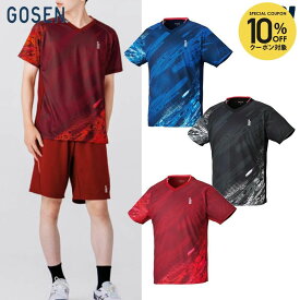 【10％OFFクーポン対象】ゴーセン GOSEN テニスウェア ユニセックス ゲームシャツ T2612 2026SS