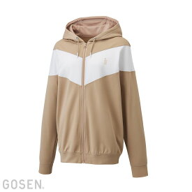 ゴーセン GOSEN テニスウェア レディース L裏起毛ストレッチジップアップパーカー W2441 2024FW