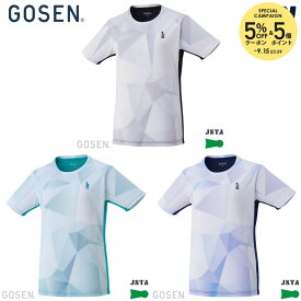 【エントリーで抽選▲最大10万ポイント】ゴーセン GOSEN テニスウェア レディース レディース ゲームシャツ T2643 2026FW
