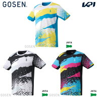 【10％OFFクーポン対象】ゴーセン GOSEN テニスウェア ユニセックス ユニ ゲームシャツ T2654 2026FW
