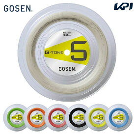 【全品10％OFFクーポン▼】GOSEN（ゴーセン）【G-TONE 5(ジートーンファイブ)220mロール BS0653】バドミントンストリング