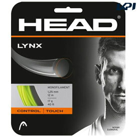 【全品10％OFFクーポン▼】HEAD（ヘッド）「LYNX（リンクス） 281784」硬式テニスストリング（ガット）【KPI】