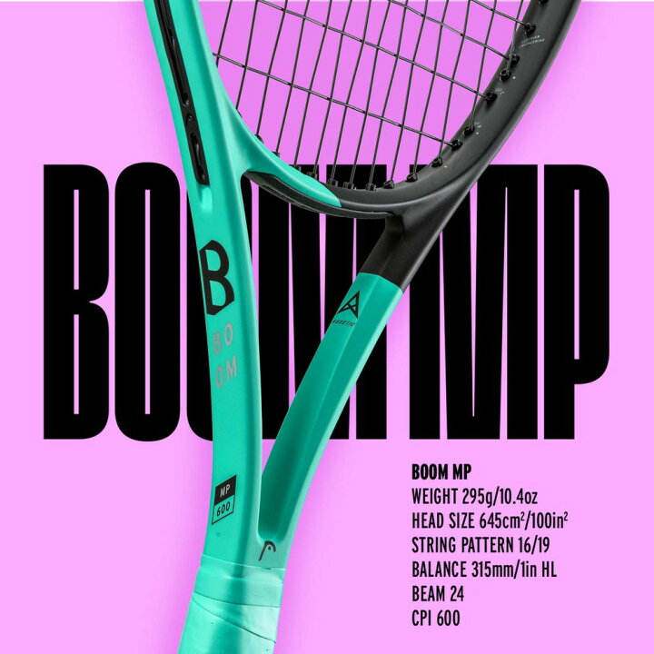 HEAD ヘッド テニスラケット BOOM ブーム MP600（楽天市場】【10％OFF 