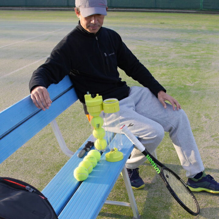 楽天市場 あす楽対応 ボールレスキュー Ball Rescuer 単体 空気入れ付属無 テニスボール空気圧維持 回復装置 Ball Rescuer テニスアクセサリー 即日出荷 Kpi