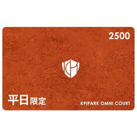 【全品10％OFFクーポン】【平日】コート利用 テニスコート 利用券 KPIPARK 横浜 オムニコート予約 PARK-C003