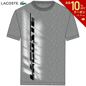 【全品10％OFFクーポン▼】「あす楽対応」ラコステ LACOSTE テニスウェア メンズ Tシャツ/カットソー TH5189-10-CCA 2023SS 『即日出荷』