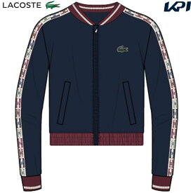 「あす楽対応」ラコステ LACOSTE テニスウェア レディース スリーブテーピングジップジャケット BF1026-99-166 2023FW 『即日出荷』