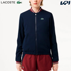 『即日出荷』ラコステ LACOSTE テニスウェア レディース スリーブテーピングジップジャケット BF1026-99-166 2023FW 「タオルキャンペーン対象」