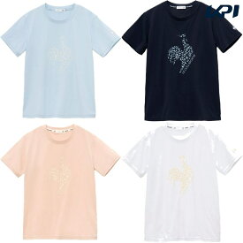 【全品10％OFFクーポン】ルコック le coq sportif フィットネスウェア レディース サンスクリーン半袖Tシャツ LT5SHT07L 2025SS