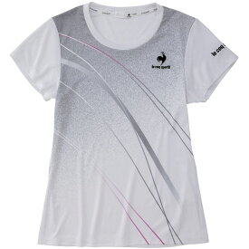 「あす楽対応」ルコック le coq sportif テニスウェア レディース チーム グラフィック ゲームシャツ TEAM GRAPHIC GAME SHIRT QTWTJA93 2020SS『即日出荷』