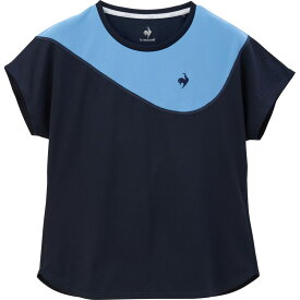 ルコック le coq sportif テニスウェア レディース 切替ゲームシャツ QTWXJA07 2024SS