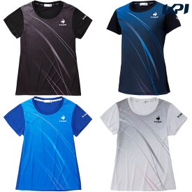 「あす楽対応」ルコック le coq sportif テニスウェア レディース チーム グラフィック ゲームシャツ TEAM GRAPHIC GAME SHIRT QTWTJA93 2020SS『即日出荷』