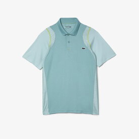 【全品10％OFFクーポン▼】「あす楽対応」ラコステ LACOSTE テニスウェア メンズ メッシュ切り替えウルトラドライテニスポロシャツ DH5180-99-BR8 2023SS『即日出荷』