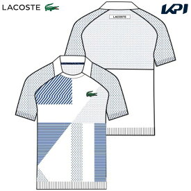 「あす楽対応」ラコステ LACOSTE テニスウェア メンズ 「メドベージェフ」アシンメトリーシームレスポロシャツ DH9255L-LMQ 2022FW 『即日出荷』