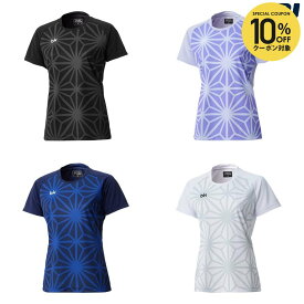 【10%OFFクーポン対象】ブラックナイト Black knight バドミントンウェア レディース ゲームシャツ T-4554L 2024SS