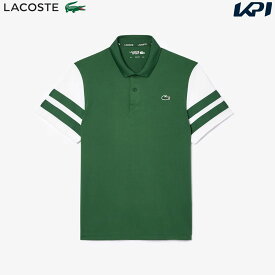 【全品10％OFFクーポン▼】「あす楽対応」ラコステ LACOSTE テニスウェア メンズ ULTRA-DRY COLOURBLOCK TENNIS POLO SHIRT ウルトラドライ ポロシャツ DH7352-99-291 2024SS 『即日出荷』