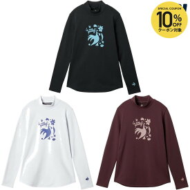 ルコック le coq sportif テニスウェア レディース モックネック長袖シャツ LN5FLT11L 2025FW