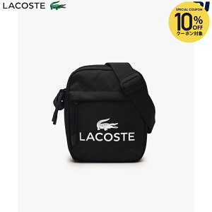 �y10��OFF�N�[�|���Ώہz���R�X�e LACOSTE �e�j�X�o�b�O�E�P�[�X VERTICAL CAMERA BAG �u���b�N NU5181ZT-000�u�^�I���L�����y�[���Ώہv�w�����o�ׁx