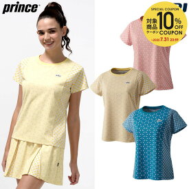プリンス Prince テニスウェア レディース ゲームシャツ WS5059 2025SS