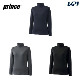 プリンス Prince テニスウェア レディース 裏起毛ロングスリーブインナー UV ストレッチ ロングスリーブシャツ WF5097 2025FW
