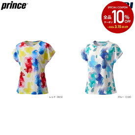 【10%OFFクーポン対象】プリンス Prince テニスウェア レディース ゲームシャツ WS6051 2026SS