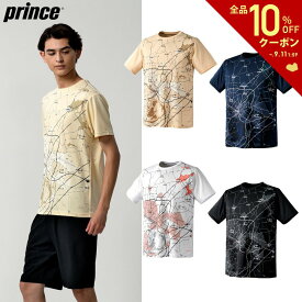 【全品10％OFFクーポン▼】プリンス Prince テニスウェア メンズ Tシャツ MS4010 2024SS