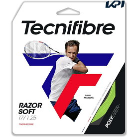 『即日出荷』テクニファイバー Tecnifibre テニスガット・ストリング RAZOR SOFT LIME レーザーソフトライム 04GRAS