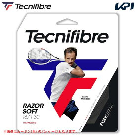 テクニファイバー Tecnifibre テニスガット・ストリング RAZOR SOFT 1.30 WHITE レーザーソフト ホワイト 単張 04GRAS130W
