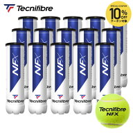 テクニファイバー Tecnifibre テニスボール NFX（エヌエフエックス）4個入 1箱（15缶/60球） TBA4NF1『即…