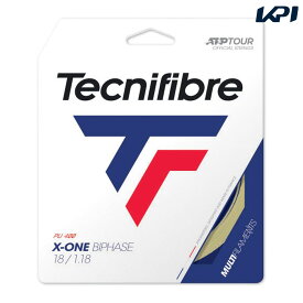 【全品10％OFFクーポン▼】「ポスト投函便で送料無料」テクニファイバー Tecnifibre テニスガット・ストリング X-ONE BIPHASE （エックスワンバイフェイズ） 1.18mm TFG200 TFSG201