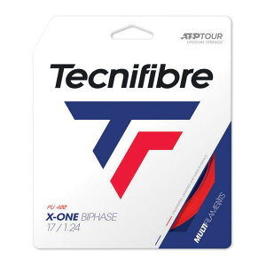 【2個セット】『即日出荷』テクニファイバー Tecnifibre テニスガット・ストリング X-ONE BIPHASE (エックスワンバイフェイズ) 1.24mm TFG201 TFSG201