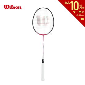 【全品10％OFFクーポン▼】「あす楽対応」「ガット張り上げ済」ウイルソン Wilson バドミントンラケット FIERCE C PLUS フィアースCプラス ピンクブラック PKBK WR011810S『即日出荷』