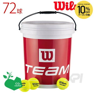 �y10��OFF�N�[�|���ΏہzWilson(�E�C���\��)�u�o�P�c�t�m���v���b�V���[�{�[�� 72���� TRAINER TBAL 72 BALLS BUCKET WRT131200�v�e�j�X�{�[��