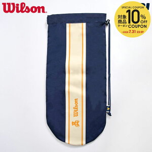 EC\ Wilson ejXobOEP[X WILSON BEAR RACQUET SOFT COVER Yellow xA PbgJo[ WR8049301001