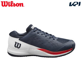 【全品10％OFFクーポン▼】ウイルソン Wilson テニスシューズ メンズ RUSH PRO ACE OMNI Navy Bl ラッシュプロエースオムニ WRS334130 2024SS