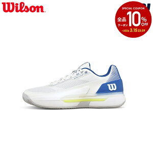 �y�S�i10��OFF�N�[�|���z�E�C���\�� Wilson �e�j�X�V���[�Y �����Y RUSH TOUR 5 Wh/D V Blue/L �I�[���R�[�g�p WRS337220U