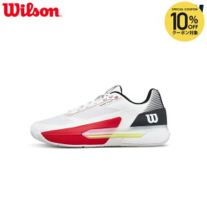 �y10��OFF�N�[�|���Ώہz�E�C���\�� Wilson �e�j�X�V���[�Y �����Y RUSH TOUR 5 White/Black/R ���b�V���c�A�[ 5 �I�[���R�[�g�p WRS338240U