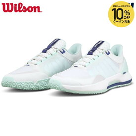 【10％OFFクーポン対象】ウイルソン Wilson テニスシューズ レディース イントリーグ ツアー オムニ INTRIGUE TOUR OMNI Wh／Bay 6 WRS340110U