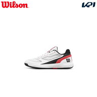 【10％OFFクーポン対象】ウイルソン Wilson ジュニア テニスシューズ RUSH PRO 5 JR Wh/Rd/Black ラッシ…