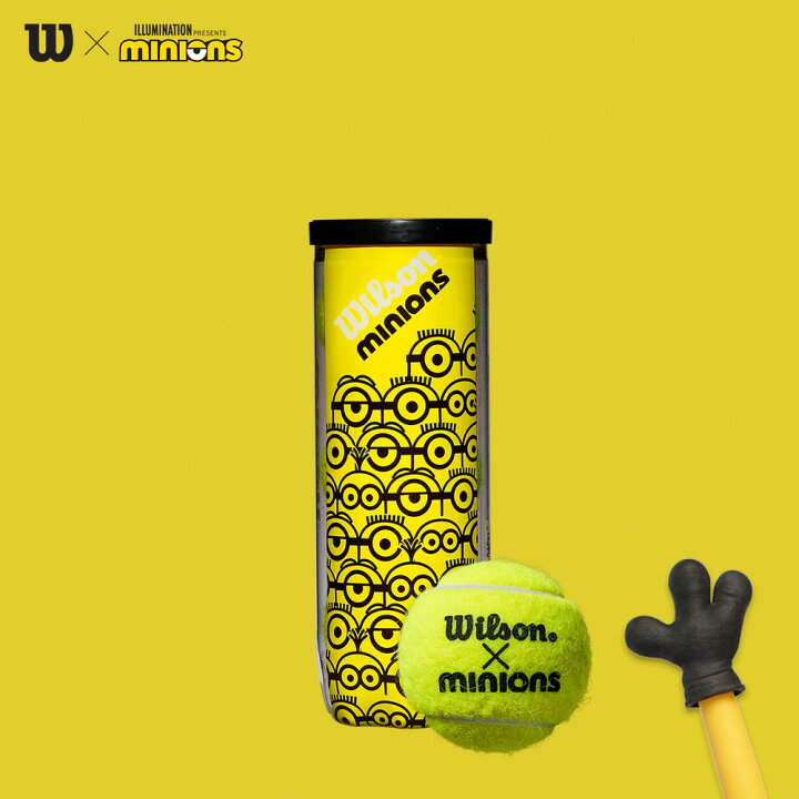 楽天市場】【全品10%OFFクーポン〜2/24 1時】「あす楽対応」ウイルソン Wilson テニスボール MINIONS TENNIS BALLS ミニオンズ テニスボール 1缶(3個入) WR8202401001 『即日出荷』 : KPI