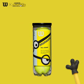 【全品10％OFFクーポン▼】「あす楽対応」ウイルソン Wilson ジュニアテニスボール MINIONS STAGE 1 TBALL ミニオンズ ステージ1 1缶(3個入) WR8202501001 『即日出荷』【KPIタイムセール】