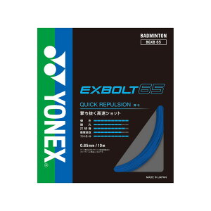 �u�ŒZ�����o�ׁv���l�b�N�X YONEX �o�h�~���g���K�b�g�E�X�g�����O �G�N�X�{���g65 EXBOLT 65 �P�� BGXB65