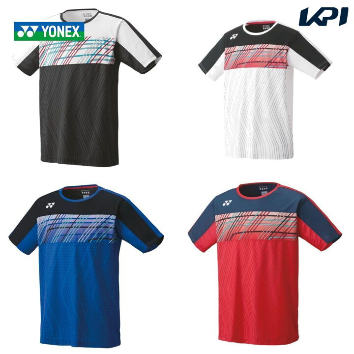 楽天市場 全品10 Offクーポン対象 2 25 ヨネックス Yonex バドミントンウェア メンズ メンズゲームシャツ フィットスタイル fw Kpi