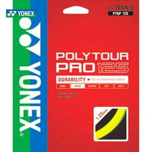 YONEX�i���l�b�N�X�j�uPOLY TOUR PRO 125�i�|���c�A�[�v��125�j PTGP125�v�d���e�j�X�X�g�����O�i�K�b�g�j