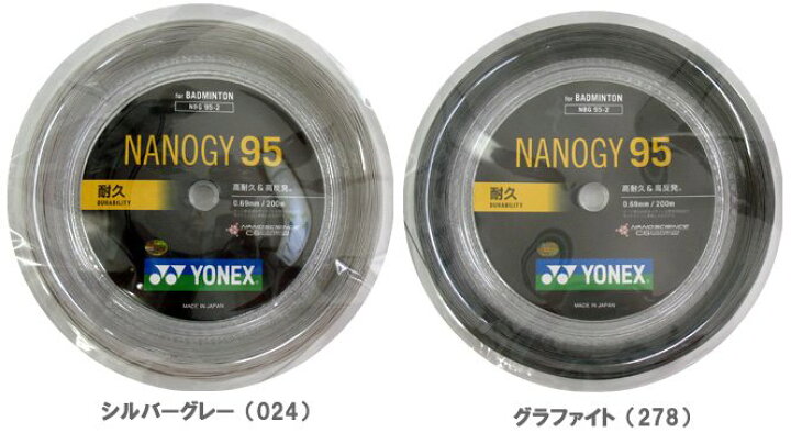 楽天市場】【5％OFFクーポン対象】YONEX（ヨネックス）「ナノジー95  