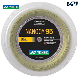 【全品10％OFFクーポン▼】YONEX（ヨネックス）「ナノジー95（NANOGY 95）[200mロール] NBG95-2」バドミントンストリング（ガット）【KPI】